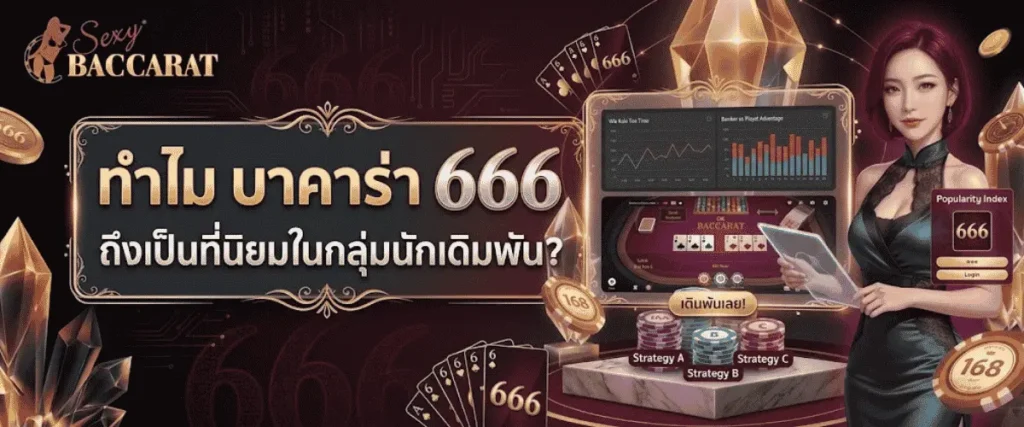 ทำไม บาคาร่า 666 ถึงเป็นที่นิยมในกลุ่มนักเดิมพัน?