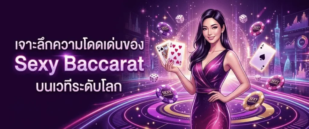 เจาะลึกความโดดเด่นของ Sexy Baccarat บนเวทีระดับโลก